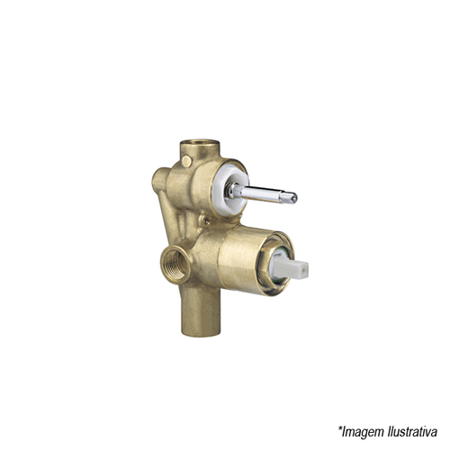 Base Misturador Monocomando Docol Para Banheira E Chuveiro 1/2´ 00237300