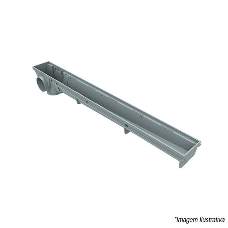 Ralo Linear 50cm  Cinza - Tigre Ralo Linear 50cm  Cinza - Tigre