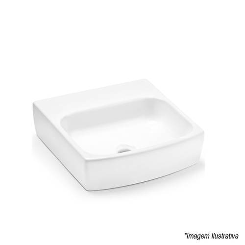 Cuba de Apoio Branca 43x42cm Bali - Incepa