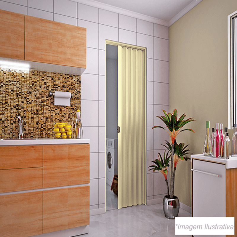 PORTA SANFONADA 80CMX2,10 BEGE 821.16 PLASBIL PORTA SANFONADA 80CMX2,10 BEGE 821.16 PLASBIL