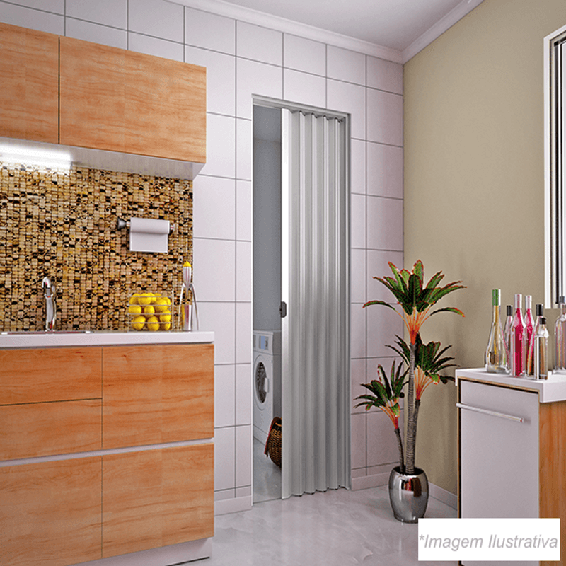 PORTA SANFONADA 90CMX2,10 CINZA 921.2 PLASBIL PORTA SANFONADA 90CMX2,10 CINZA 921.2 PLASBIL