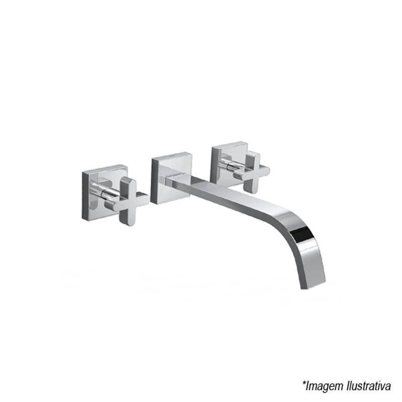 Misturador Para Lavatório De Parede Polo 1878.C32 - Deca Misturador Para Lavatório De Parede Polo 1878.C32 - Deca