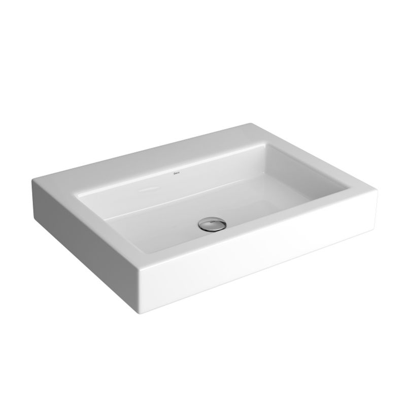 Cuba Apoio para Banheiro Retangular com Mesa Branca Deca Cuba Apoio para Banheiro Retangular com Mesa Branca Deca