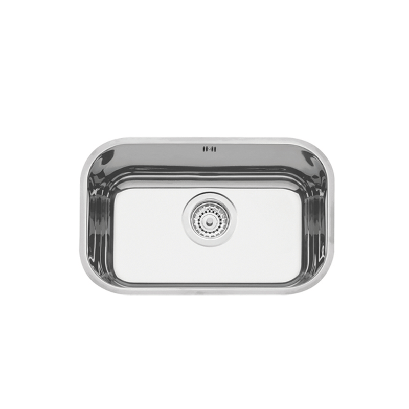 Cuba Inox de Embutir Lavínia Alto Brilho 47x30cm  Tramontina Cuba Inox de Embutir Lavínia Alto Brilho 47x30cm  Tramontina