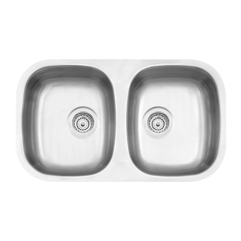 Cuba Dupla Inox Acetinado 94030102 c/Válvula 72x40 - Tramontina Cuba Dupla Inox Acetinado 94030102 c/Válvula 72x40 - Tramontina