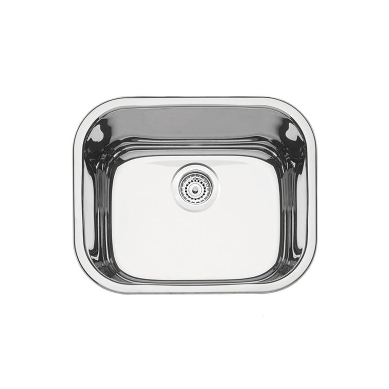 Cuba Max Cuba BS Inox de Embutir - 50x40x21 com Válvula 4´1/2 - Tramontina Cuba Max Cuba BS Inox de Embutir - 50x40x21 com Válvula 4´1/2 - Tramontina