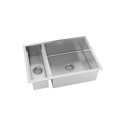 Cuba Quadratino Escovado Inox com Canal de Embutir - 70x50x20 com Válvula 450  4´1/2 - Debacco