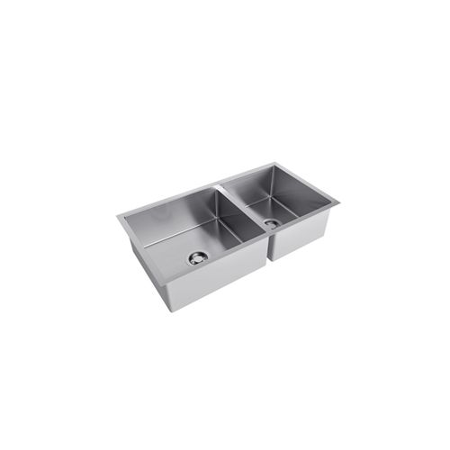 Cuba Dupla Quadratino Inox Escovado de Embutir - 85x40x20  4´1/2 - Debacco