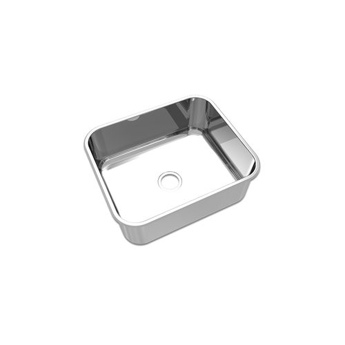 Cuba Super Luxo CS-60/25 Polida Lisa Inox de Embutir - 60x50x25  4´1/2 - Mekal