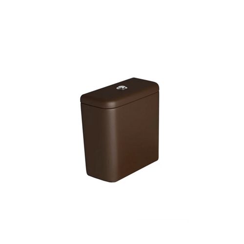 Caixa Acoplada Marrom Fosco Dual Flux Carrara - Deca