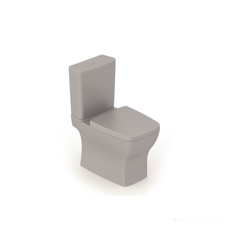 Conjunto Bacia com Caixa Acoplada Boss Cinza Gris 3/6L Ecoflush - Incepa Conjunto Bacia com Caixa Acoplada Boss Cinza Gris 3/6L Ecoflush - Incepa