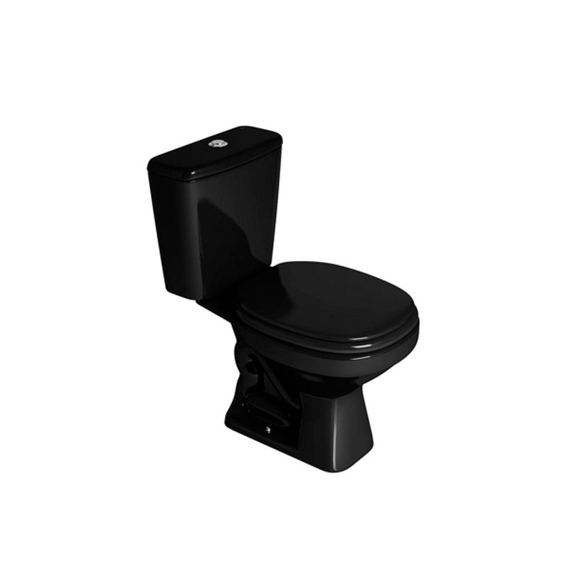 Conjunto Vaso Sanitário com Caixa Acoplada Aspen Ébano - Deca Conjunto Vaso Sanitário com Caixa Acoplada Aspen Ébano - Deca