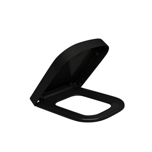 Assento Sanitário Termofixo Deca Piano Quadra Axis com Slow Close e Easy Clean Ébano