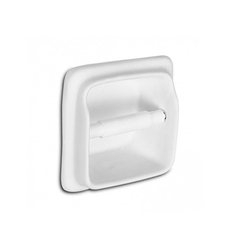 Papeleira Com Rolete Branco - Celite Papeleira Com Rolete Branco - Celite