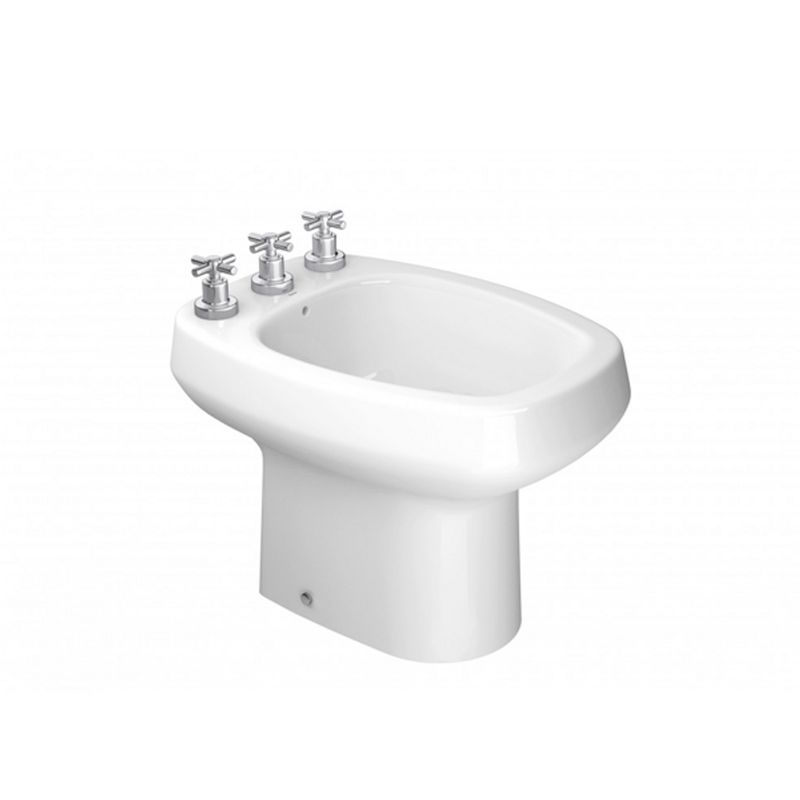 Bidê Com 3 Furos Branco Monte Carlo - Deca Bidê Com 3 Furos Branco Monte Carlo - Deca