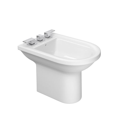 Bidê Com 3 Furos Branco Duna - Deca