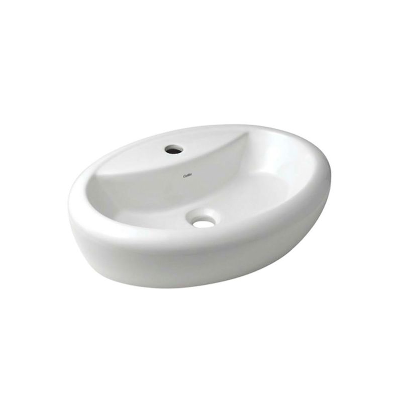 Cuba de Apoio Oval Branco 51x39cm Aloha/Up - Celite Cuba de Apoio Oval Branco 51x39cm Aloha/Up - Celite