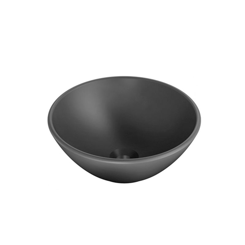 Cuba de Apoio Redonda Preto 35cm Basic - Celite Cuba de Apoio Redonda Preto 35cm Basic - Celite