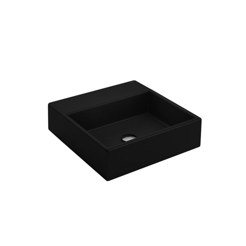 Cuba de Apoio Quadrada Ébano 45cm L.73.94 - Deca Cuba de Apoio Quadrada Ébano 45cm L.73.94 - Deca