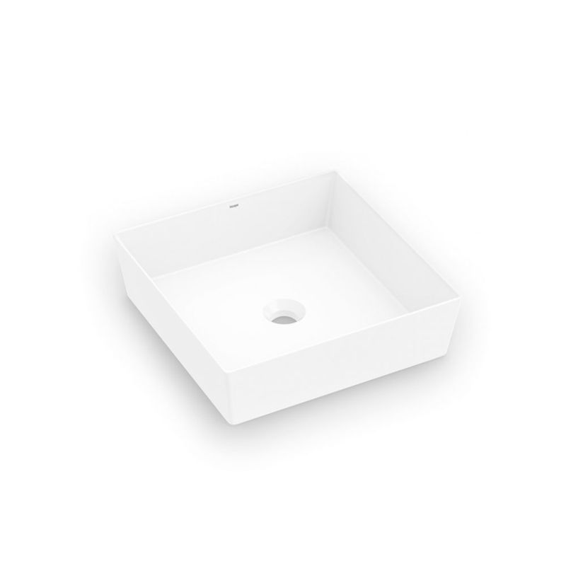 Cuba de Apoio Quadrada Branco 38x38cm P5 Platinum - Incepa Cuba de Apoio Quadrada Branco 38x38cm P5 Platinum - Incepa