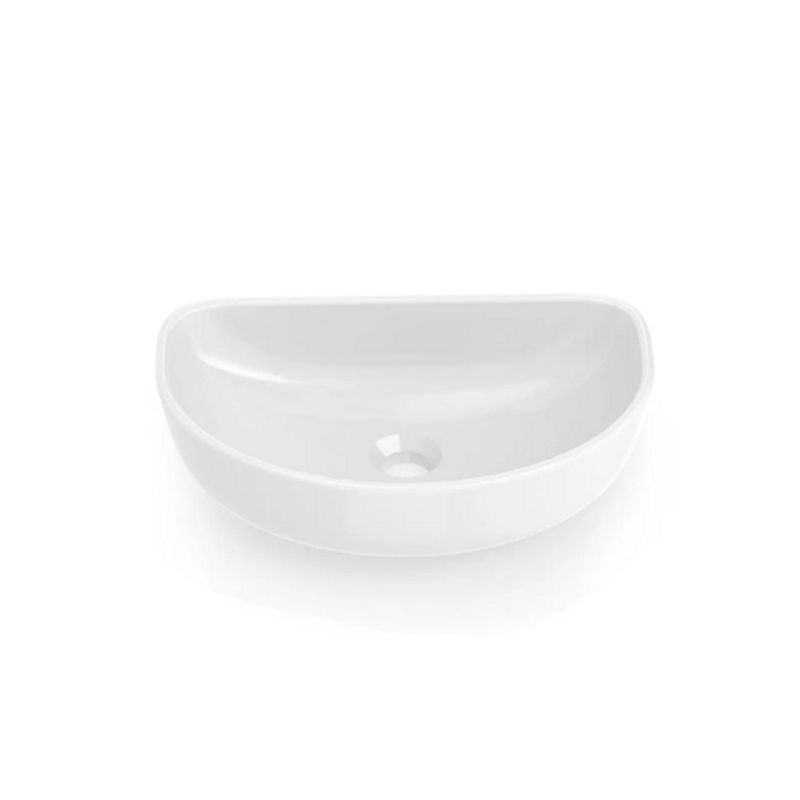 Cuba de Apoio Retangular Branco 45x30cm Optica EE45 - Roca Cuba de Apoio Retangular Branco 45x30cm Optica EE45 - Roca