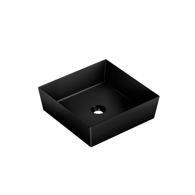 Cuba de Apoio Quadrada Preto Matte 38x38cm P5 Platinum - Incepa Cuba de Apoio Quadrada Preto Matte 38x38cm P5 Platinum - Incepa