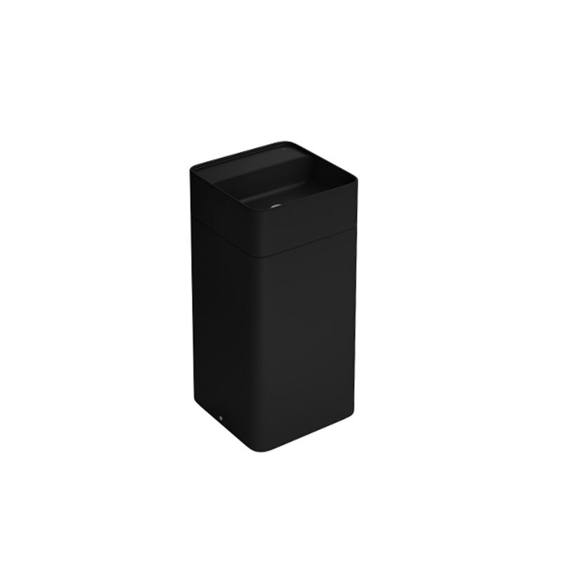 Cuba de Piso Quadrada com Mesa Ébano Fosco - LC.28.94 - Deca Cuba de Piso Quadrada com Mesa Ébano Fosco - LC.28.94 - Deca