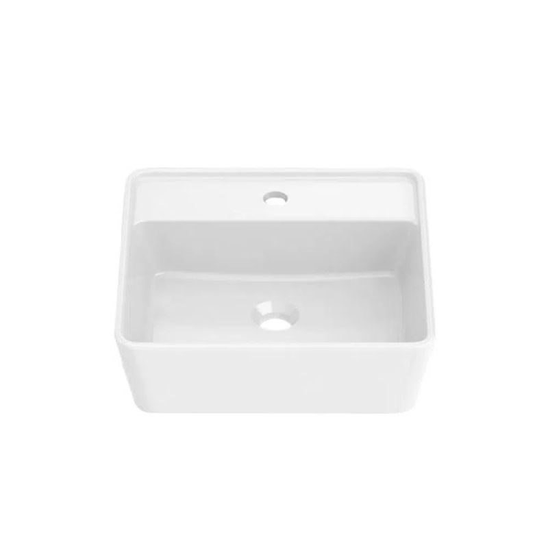 Cuba de Apoio Quadrada Branco 42x42cm Optica CQ42 - Roca Cuba de Apoio Quadrada Branco 42x42cm Optica CQ42 - Roca