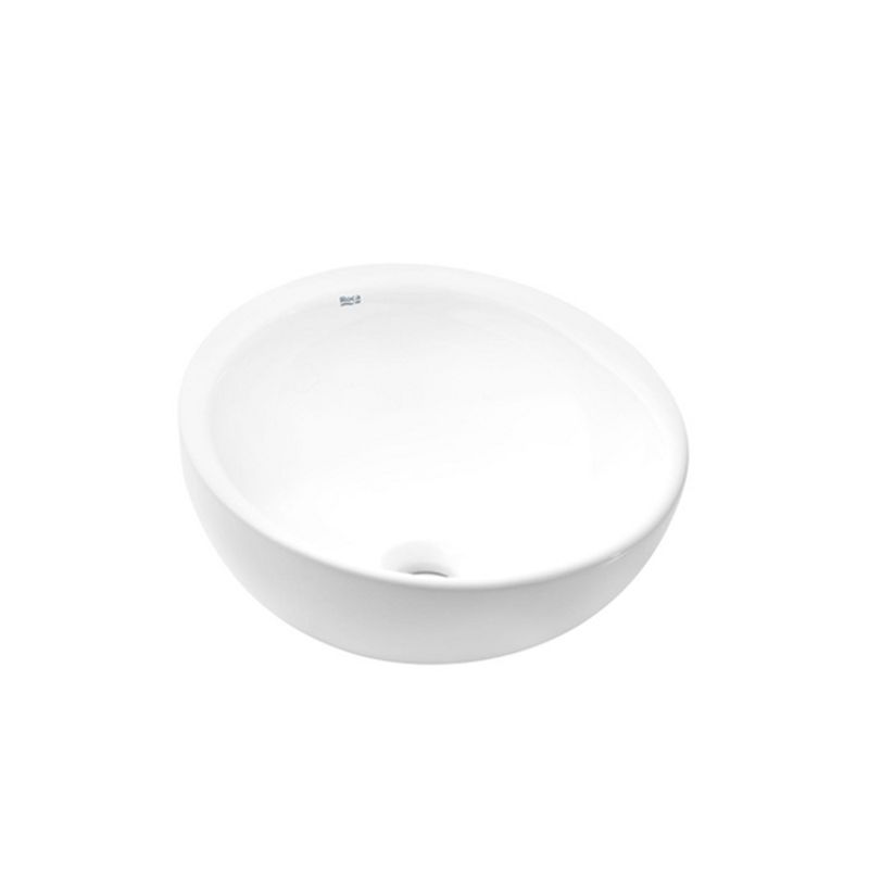 Cuba de Apoio Redonda Branco 38cm Bol - Roca Cuba de Apoio Redonda Branco 38cm Bol - Roca