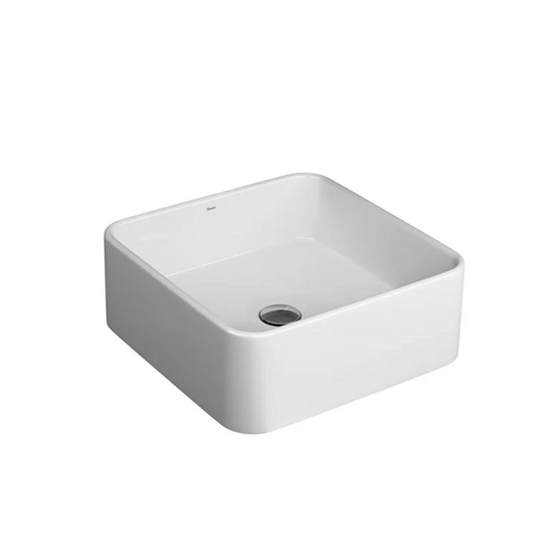 Cuba de Apoio Quadrada Branco 40X40cm L.260.17 - Deca Cuba de Apoio Quadrada Branco 40X40cm L.260.17 - Deca