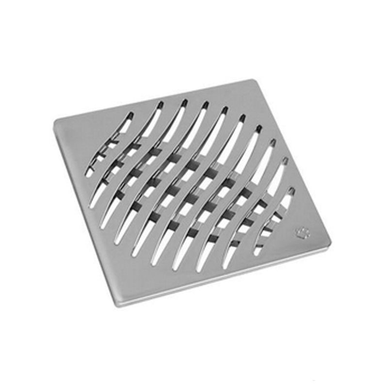 Grelha Ecológica Quadrada 100mm Cromada - Tigre Grelha Ecológica Quadrada 100mm Cromada - Tigre