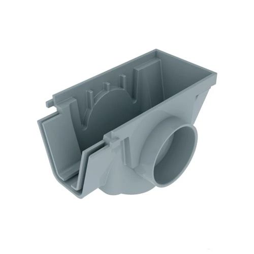 Terminal com Saída Ralo Linear Cinza  Tigre