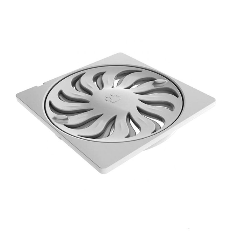 Grelha Abre e Fecha Quadrada 150mm Branca - Tigre Grelha Abre e Fecha Quadrada 150mm Branca - Tigre