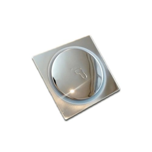 Grelha Quadrada sem Caxilho Clic Inox 150mm  Deckol