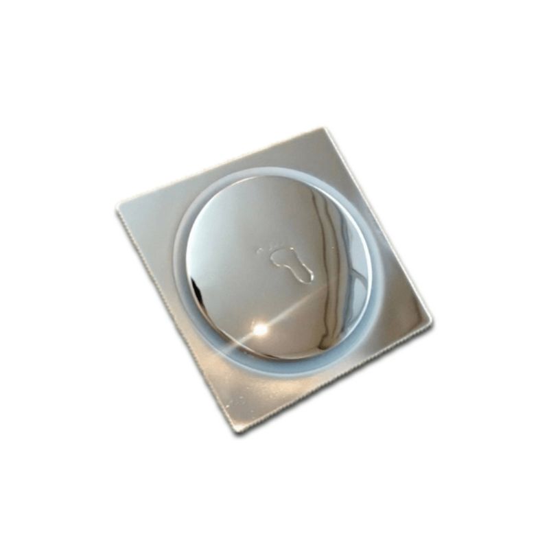 Grelha Quadrada sem Caxilho Clic Inox 150mm Deckol Grelha Quadrada sem Caxilho Clic Inox 150mm Deckol