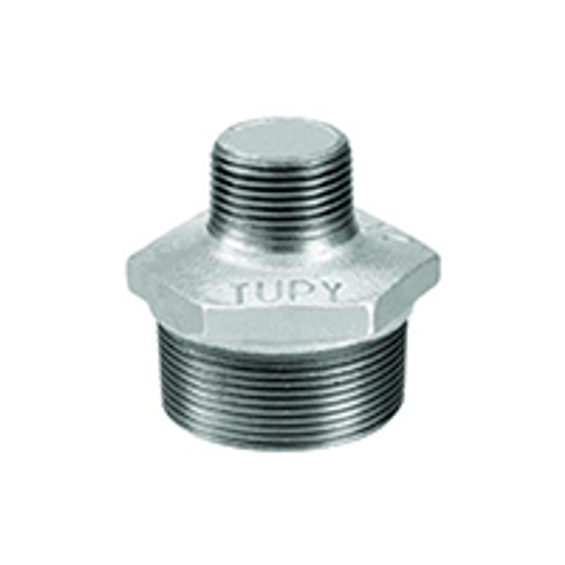 Niple Galvanizado Redução 3/4´x1/2´ - Tupy Niple Galvanizado Redução 3/4´x1/2´ - Tupy