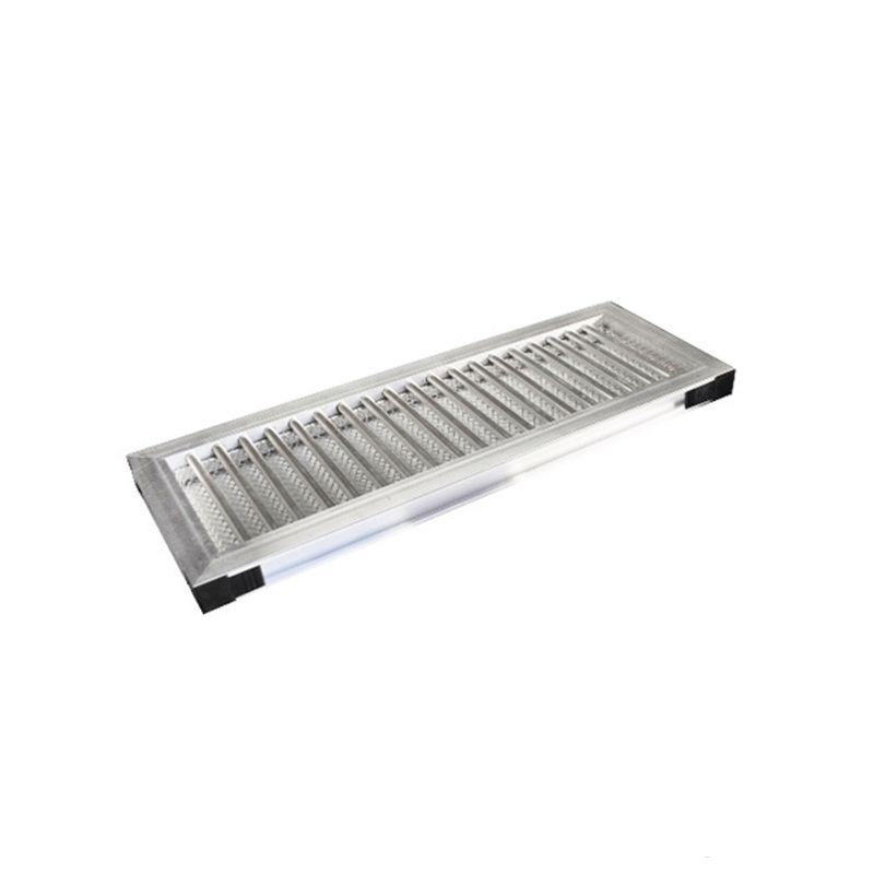 Grelha Ralo Alumínio com Tela Anti Inseto Água Pluvial 20x100cm - JJM Grelha Ralo Alumínio com Tela Anti Inseto Água Pluvial 20x100cm - JJM