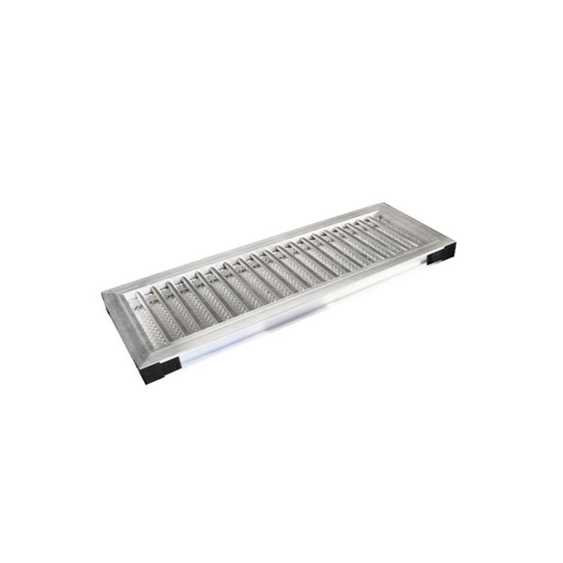 Grelha Ralo Alumínio com Tela Anti Inseto Água Pluvial 20x50cm - JJM Grelha Ralo Alumínio com Tela Anti Inseto Água Pluvial 20x50cm - JJM