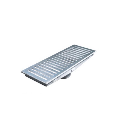 Grelha com Caixa Coletora em Alumínio e Fibra de Vidro para Água Pluvial 15x30cm - JJM Grelhas