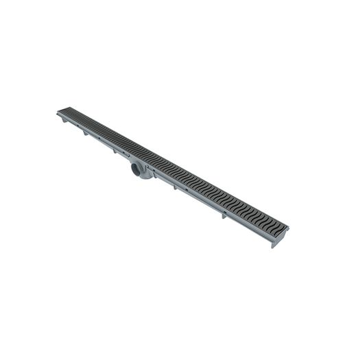 Ralo Linear com Grelha 70cm Cinza - Tigre