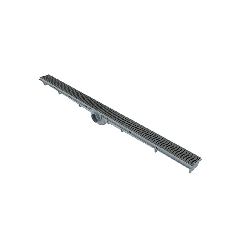 Ralo Linear com Grelha 70cm Cinza - Tigre Ralo Linear com Grelha 70cm Cinza - Tigre