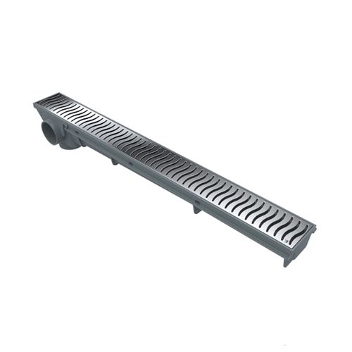 Ralo Linear com Grelha 50cm Cromado - Tigre