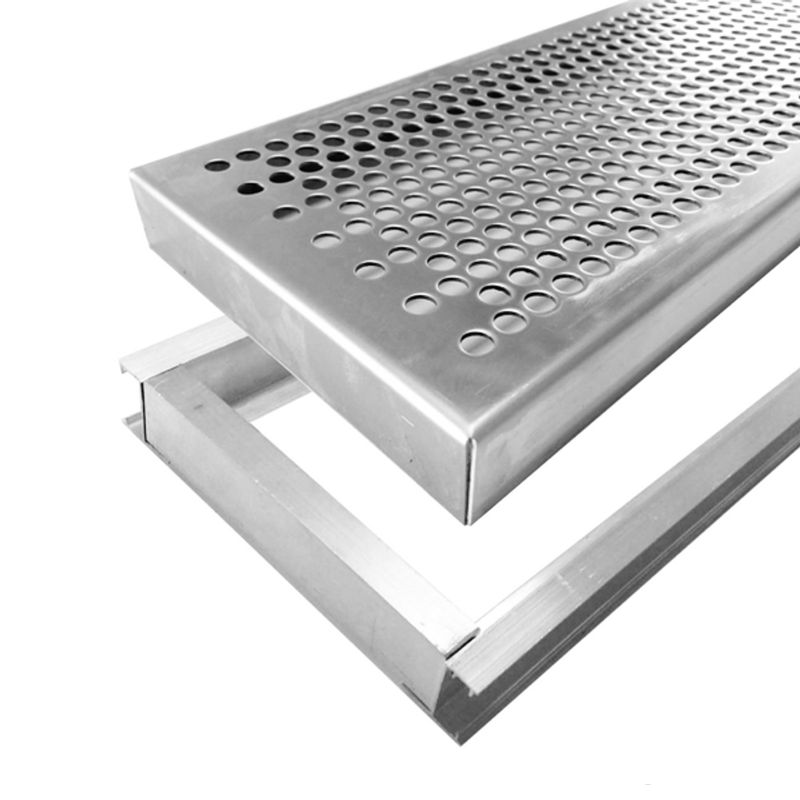 Grelha Perfurada Anti Inseto Inox para Água Pluvial - 20x30cm - JJM Grelhas Grelha Perfurada Anti Inseto Inox para Água Pluvial - 20x30cm - JJM Grelhas