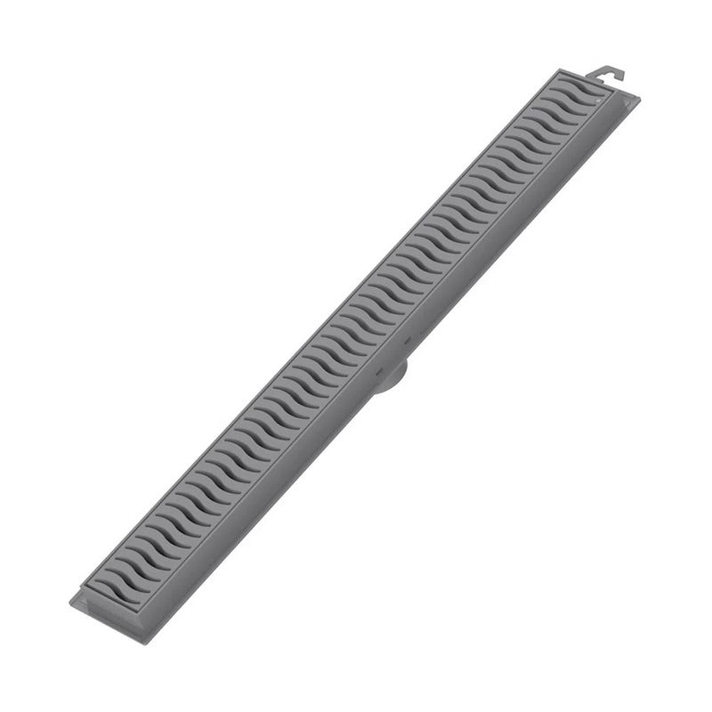 Ralo Linear com Grelha 50cm Cinza - Tigre Ralo Linear com Grelha 50cm Cinza - Tigre