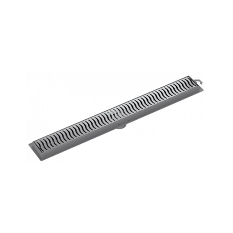 Ralo Linear Flat com Grelha 50cm Cromada -Tigre Ralo Linear Flat com Grelha 50cm Cromada -Tigre