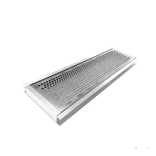 Grelha Perfurada Anti Inseto Inox 10x30cm - JJM Grelhas