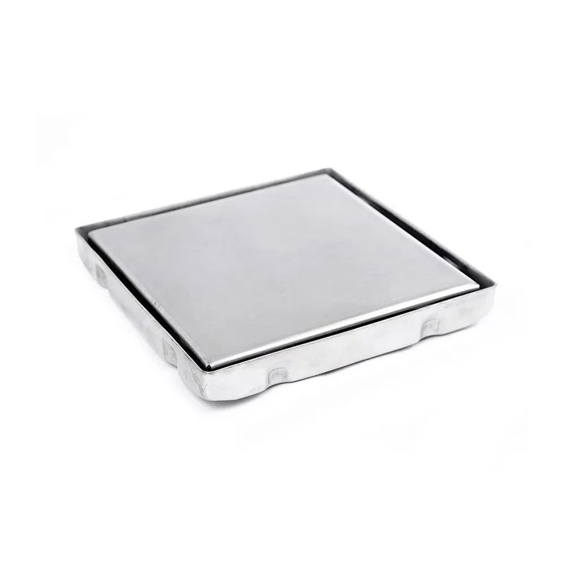 Ralo Hide com Tampa Inox 10x10cm - JJM Grelhas Ralo Hide com Tampa Inox 10x10cm - JJM Grelhas