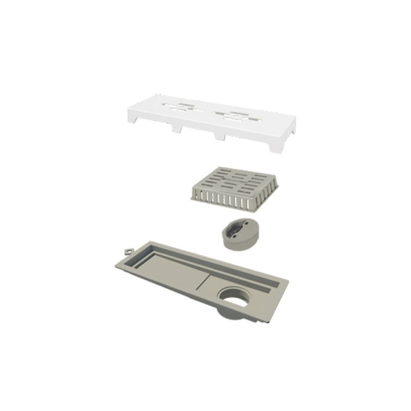 Ralo Linear Novii com Tampa ABS Branco 25cm - Ralo Linear Ralo Linear Novii com Tampa ABS Branco 25cm - Ralo Linear