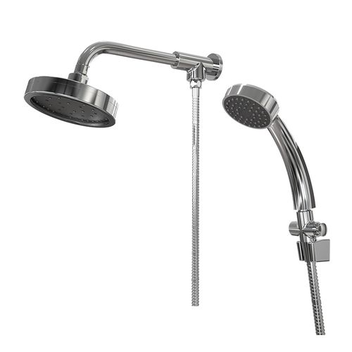 Chuveiro com Desviador Articulado Cromado Mix 500 - Fani