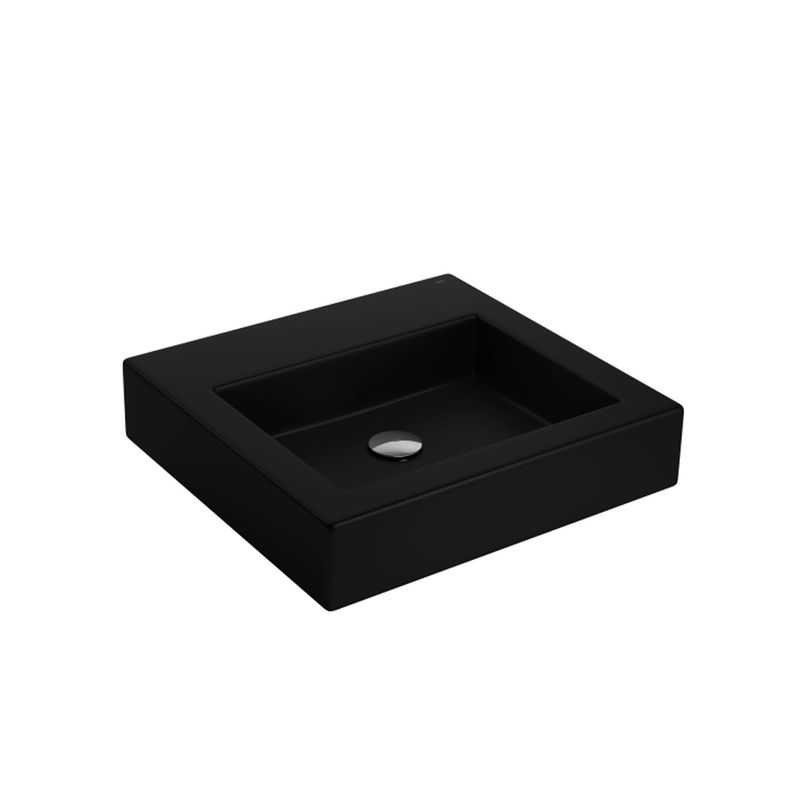 Cuba de Apoio Quadrada Ébano fosco 43x45cm L.737.94 - Deca Cuba de Apoio Quadrada Ébano fosco 43x45cm L.737.94 - Deca